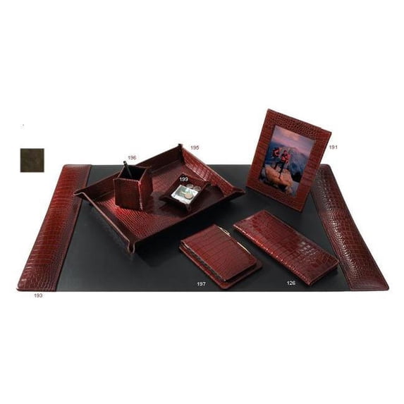 34in. x 20in. Desk Pad - Brown