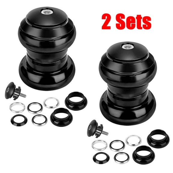 34mm 1-1/8" 2 Sets Threadless MTB Road Bicycle Sealed External Bearing Headset