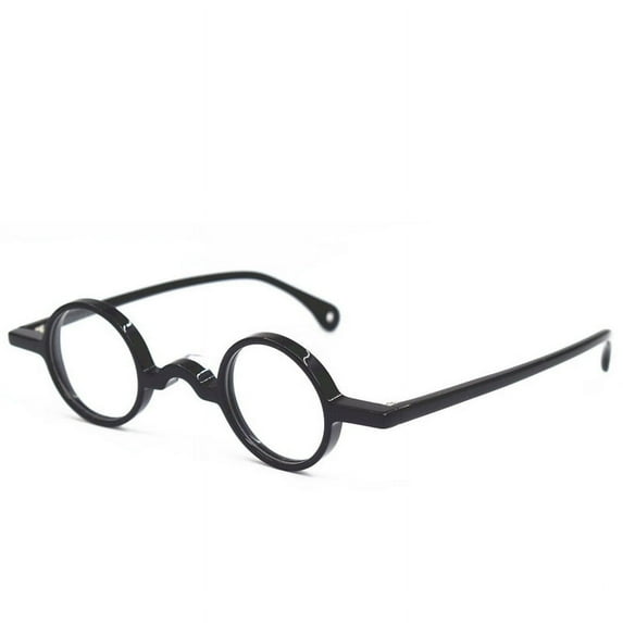 34mm Hand Made Acetate Retro Small Round Eyeglass Frames Luxury Design Glasses Frames