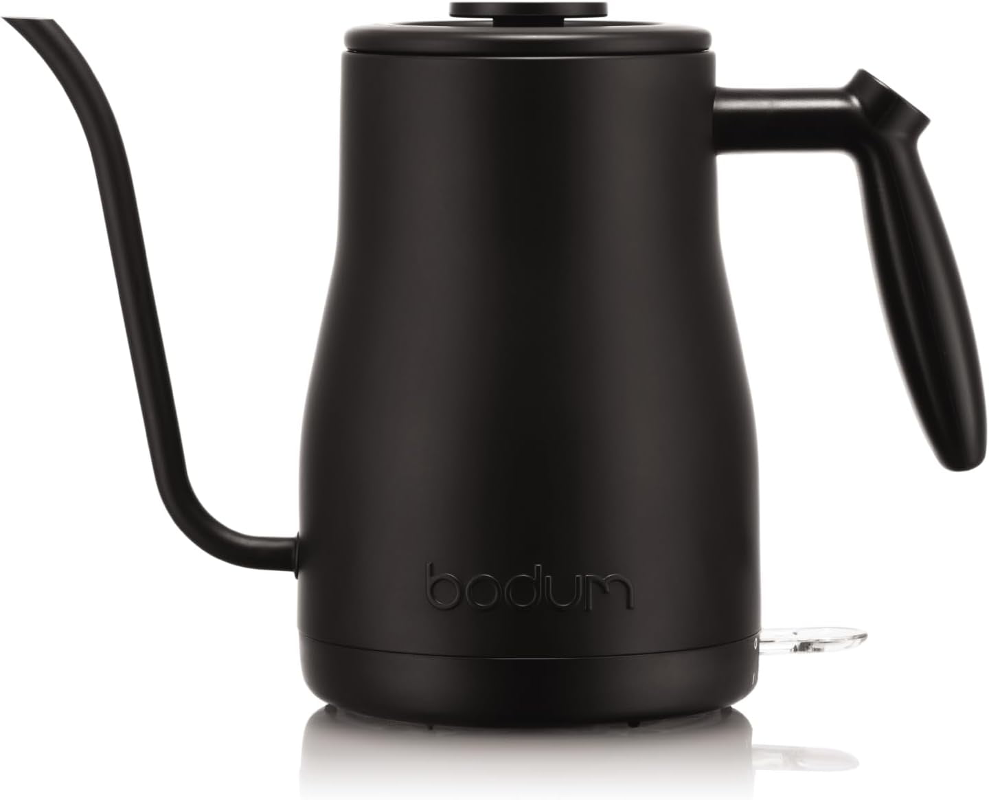 34oz Bistro Gooseneck Electric Water Kettle, Pour Over Coffee & Tea, Stainless Steel, Matte Black - Walmart.com
