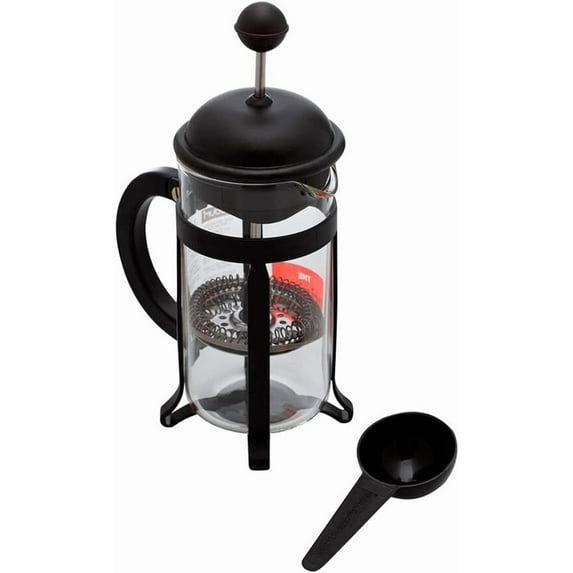 34oz Java French Press Coffee Maker, High-Hea Borosilicae Glass, Black - Made in Porugal