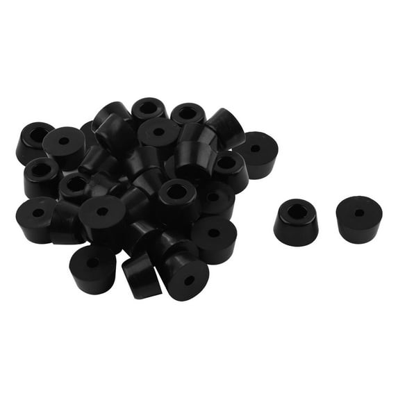 34pcs Rubber Feet Bumper Pad Washer for Amplifier Speaker Leg, D16x13xH10mm