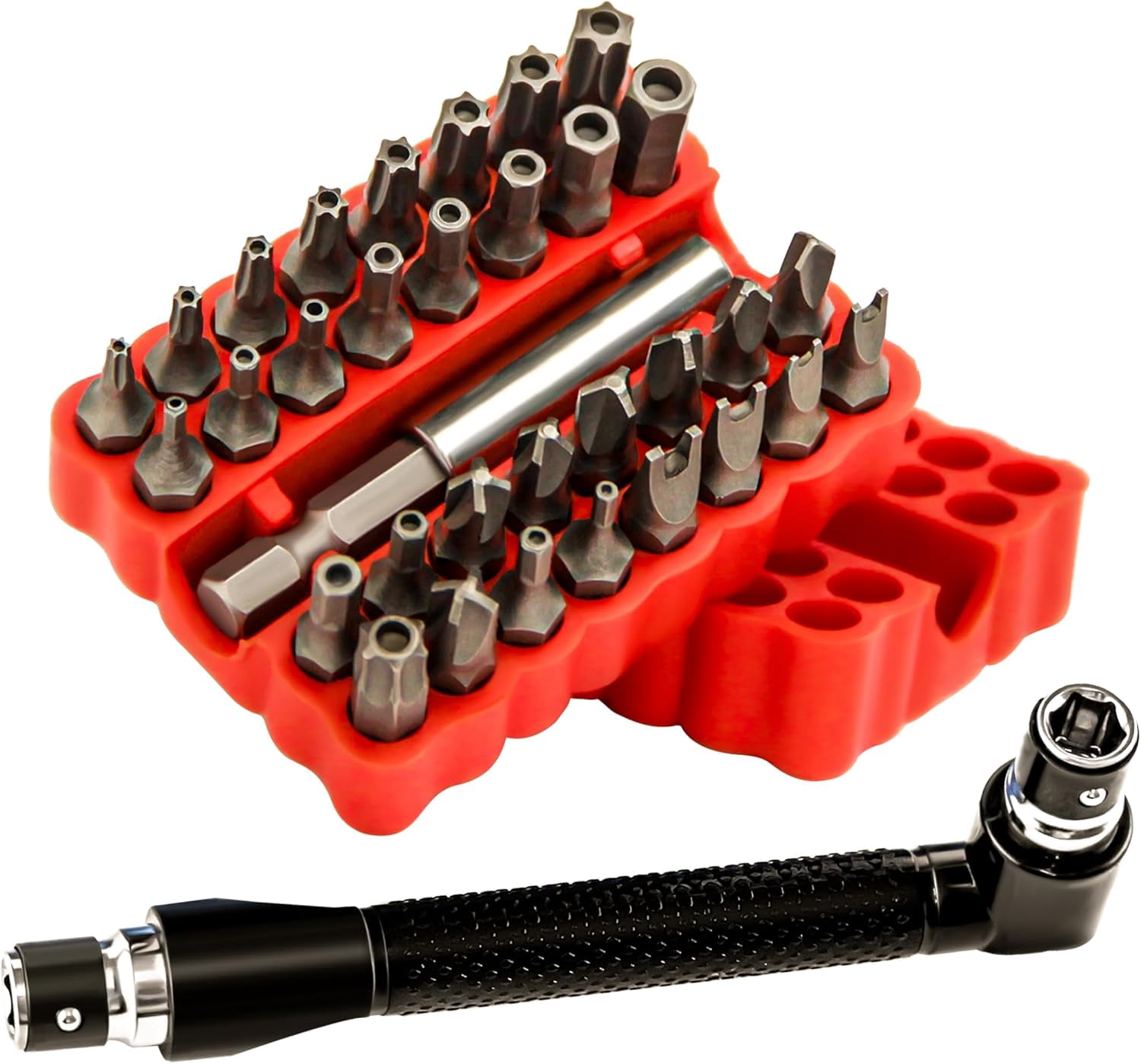 34pcs Security Bit Set 1/4 Inch Hex Shank Screwdriver Bit Set,Tamper ...