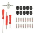 34pcs Tire Valve Stem Removal Installer Tool Kit Universal Multipurpose