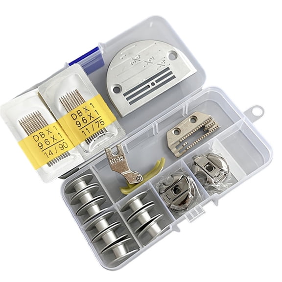34pcs Universal Sewing Machine Presser Foot Metal Shuttle Set for Professional