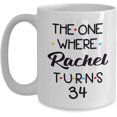 thumbnail image 1 of 34th Birthday Coffee Mug Turning 34 Birthday 34th Bday Gift Idea For Women Men Him Her Friend Happy Birthday Party 34 Year Old Tea Cup, 1 of 2