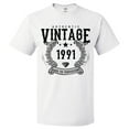 thumbnail image 1 of 35th Birthday Gift For 35 Year Old 1991 Aged To Perfection T Shirt, 1 of 2