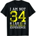 thumbnail image 1 of 34th Birthday Man Woman 34 Year Old Gift T-Shirt, 1 of 3