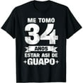 thumbnail image 1 of 34th Birthday gift for Men in Spanish, Regalo cumpleaños 34 T-Shirt, 1 of 3