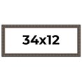 thumbnail image 1 of 34x12 Frame Black Bamboo Solid Wood Picture Frame Width 1.5 Inches | Interior Frame Depth 0.5, 1 of 8