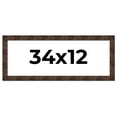 thumbnail image 1 of 34x12 Frame Brown Burl Real Wood Picture Frame Width 1.625 Inches | Interior Frame Depth 0.5 Inches, 1 of 8