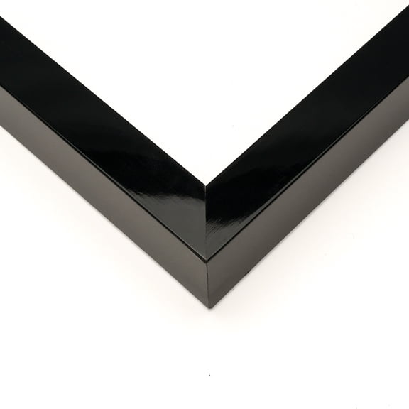 34x14 Shadow Box Frame Black | 1.625 inches Deep Real Wood Contemporary Shadowbox Display Frame |