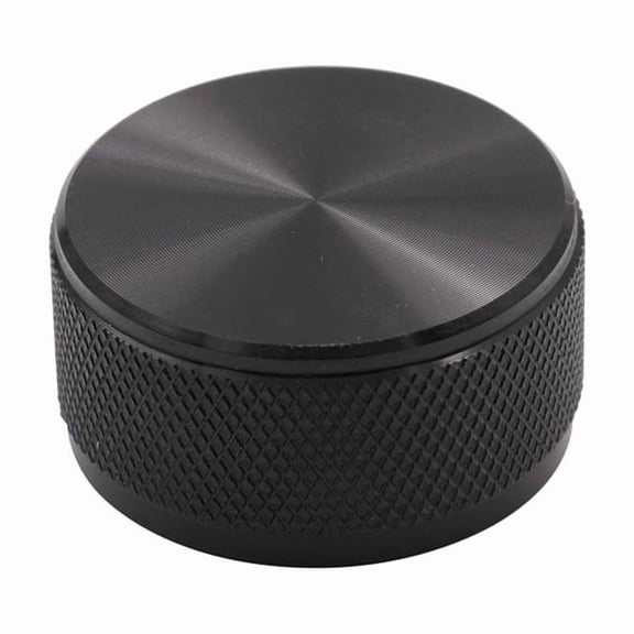 34x17mm CNC Aluminum Knob for Audio Amplifier, Speaker, , CD, Turntable Potentiometer High Precision Control Black,1 * Audio amplifier tone knob,Black