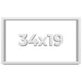 thumbnail image 1 of 34x19 Shadow Box High Gloss White Display Frame | 1.625 Inches Deep | 1 Inch Moulding Width | Solid, 1 of 4