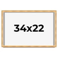 thumbnail image 1 of 34x22 Shadow Box Bronze Cross-Brushed Display Frame | 1.625 Inches Deep Solid Wood | UV Resistant, 1 of 8