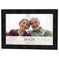 thumbnail image 1 of 34x24 Frame Black Passaggi Solid Wood Picture Frame Width 1.5 Inches | Interior Depth 0.5 Inches |, 1 of 8