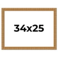 thumbnail image 1 of 34x25 Frame Gold Ornate Solid Wood Picture Frame | 2 Inch Moulding Width | Firman Traditional Photo, 1 of 8