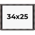thumbnail image 1 of 34x25 Shadow Box Frame Brown Cherry | 2.625 Inches Deep Pine Wood Traditional Shadowbox Display, 1 of 8
