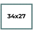 thumbnail image 1 of 34x27 Frame Blue Rustic Barnwood Solid Wood Picture Frame Width 1.25 Inches | Interior Depth 0.5, 1 of 8