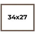thumbnail image 1 of 34x27 Frame Golden Caramel Solid Wood Bronze Picture Frame | 1.25 Inch Moulding Width | 0.5 Inch, 1 of 8
