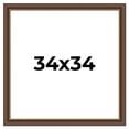 thumbnail image 1 of 34x34 Copper and Brown Real Wood Picture Frame Width 2 inches | Interior Frame Depth 0.5 inches |, 1 of 8