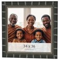 thumbnail image 1 of 34x36 Frame Black Bamboo Solid Wood Picture Frame Width 1.5 Inches | Interior Frame Depth 0.5, 1 of 8