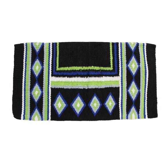 34x36 Horse Wool Western Show Trail SADDLE BLANKET Rodeo Pad Rug  36351