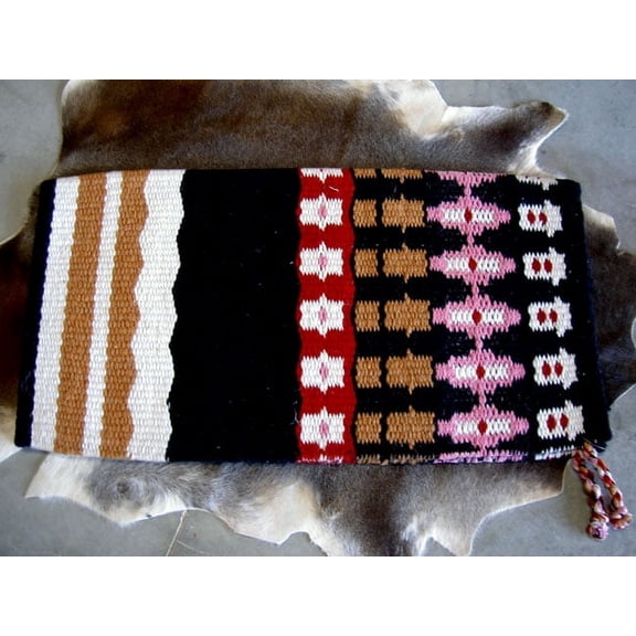 34x36 Horse Wool Western Show Trail SADDLE BLANKET Rodeo Pad Rug  3644