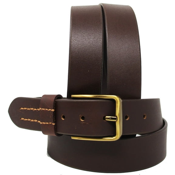 35-36   Men's Casual Jean Full-Grain Tan Leather Belt 26AB10BR