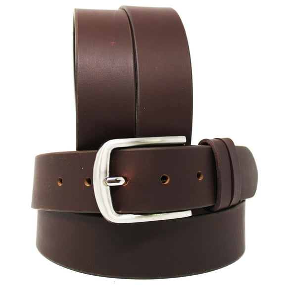 35-36   Men's Casual Jean Full-Grain Tan Leather Belt 26AB11BR