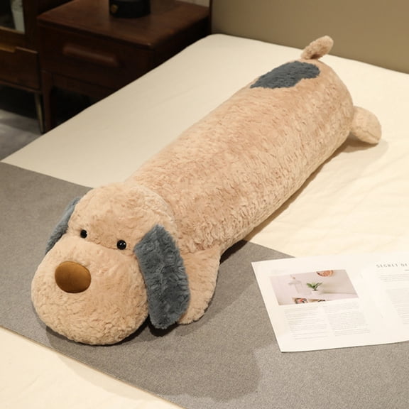35.4" Large Dog Stuffed Animal β Soft Weighted Puppy Plush Body Pillow, Ultra-Soft Stuffed Dog Pillow for Home DΓ©cor, Sofa, Bed, Office & Relaxing Cuddles,Cozy Dog Plush Gift for Christmas & Birthday