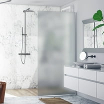 Dreamwerks 35.4 in. x 79 in. Frameless Shower Door, 8 mm Thick Frosted Glass