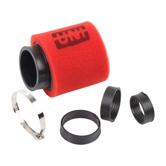 35/42/49mm Red Motorcycle Foam Sponge Air Filter with Adapter Sleeves For GY6 50 110 150 200cc Scooter ATV Quad Pit Dirt Bike Go Kart