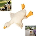 thumbnail image 1 of 35.43" Oversized White Goose Dog Toy Giant & Washable Plush for Aggressive Chewers, Ideal for Both Indoor Lounging and Outdoor Play, 1 of 10