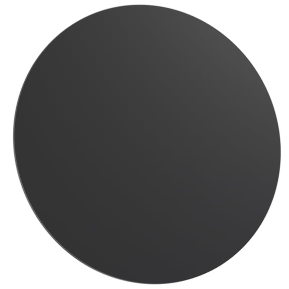 35.43'' Round Black Matte Sintered Stone Table Top, Scratch Heat Weather Resistant, DIY Overlay for Indoor Outdoor Coffee Patio Side Table