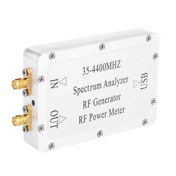 35-4400MHz Spectrum Analyzer CNC Aluminum Alloy Shell Sweep Source Power Meter ,Signal Generator
