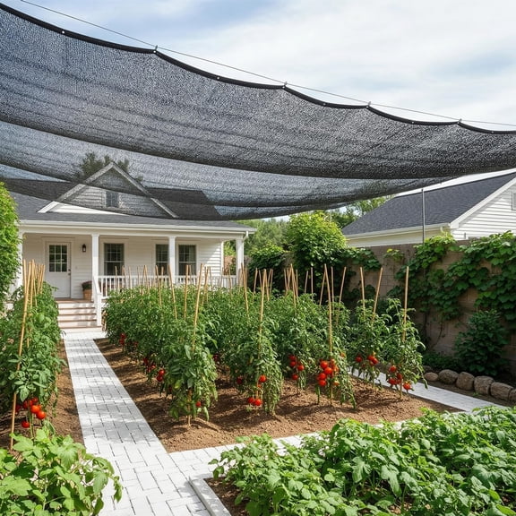 35-45% Sun Shade Cloth, 20 x 48 FT Black HDPE Mesh – Breathable Garden Shade Cover for Plants, Vegetables, Greenhouse, Patio, Chicken Coop & Dog Kennel