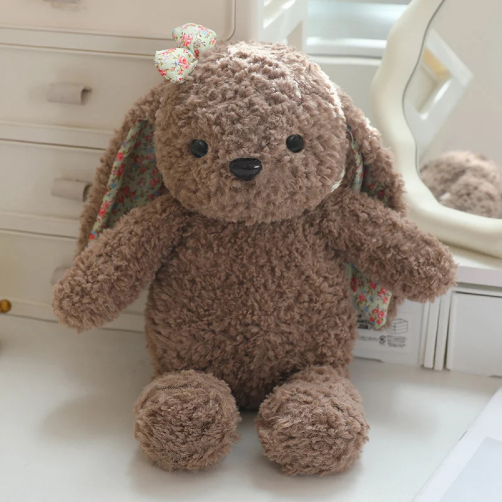 35/45cm Cartoon Fun Dressing Long Ears Rabbit Plush Doll Sweater Can ...