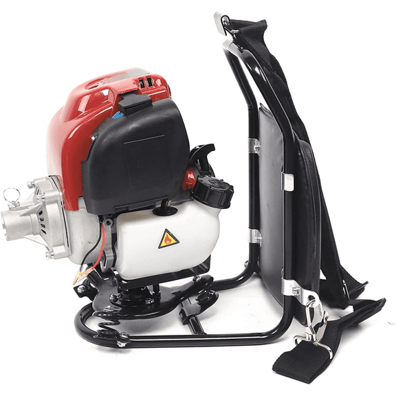 35.4CC Gas Powered Weed Wacker, 4-Stroke 1KW 4500-8500RPM Gasoline Weed Eater String Trimmer, Backpack Lawn Edge Cutter, Brush Cutter, Hedge Trimmer for Farmland Weeding, Harvesting, Clearing