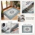 thumbnail image 1 of 35.4x23.6 Inch Rugs for Entryway, Washable Vintage Non Slip Small Area Rug, Indoor Front Door Rug, Print Door Mat Small Carpet, Soft Low Pile Rugs for Entrance Kitchen Bedroom Home Decor, 1 of 8