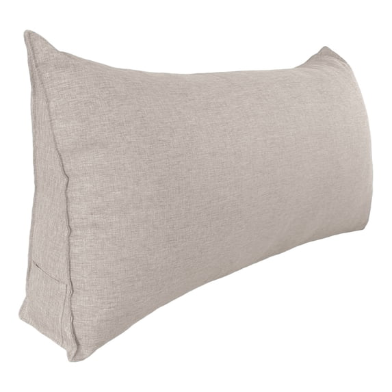 35.4x7.9x19.7 Inch Wedge Pillow Headboard, Reading Pillow Triangular Backrest Support for Sitting in Bed, Positioning Support Pillow for Sofa Daybed, Waist Protection Cushion