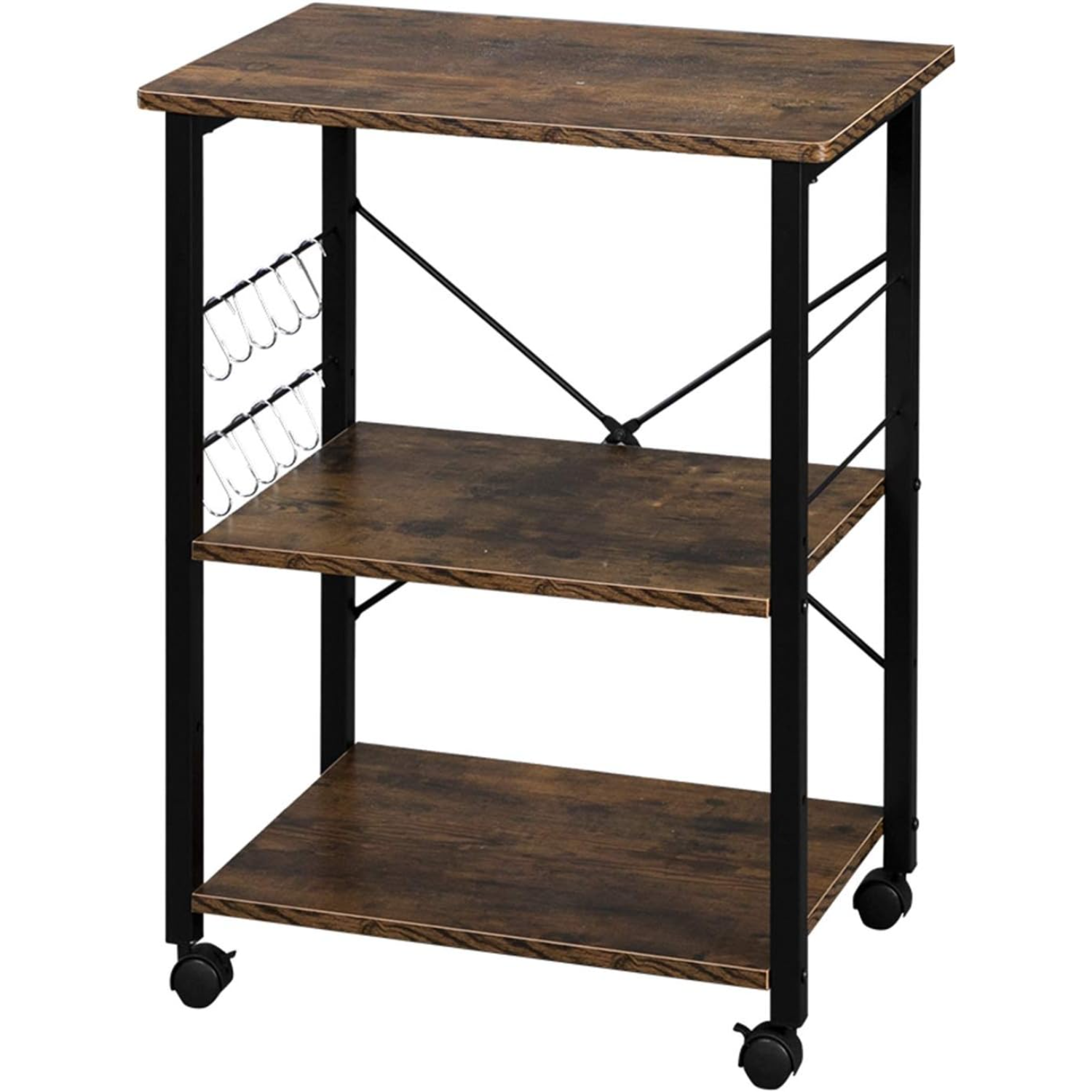 35.5" Kitchen Baker's 3Tier Rack Utility Microwave Oven Stand Storage