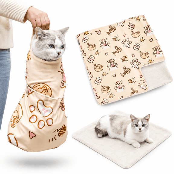35.5" Extra Large Cat Wrap For Cats & Small Dogs Anti-escape