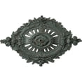 thumbnail image 1 of 35 7/8"W x 22 1/2"H x 4 3/8"P Antonio Ceiling Medallion, Hand-Painted Cloud Burst Crackle, 1 of 6