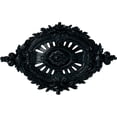 thumbnail image 1 of 35 7/8"W x 22 1/2"H x 4 3/8"P Antonio Ceiling Medallion, Hand-Painted Night Shade, 1 of 6