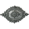 thumbnail image 1 of 35 7/8"W x 22 1/2"H x 4 3/8"P Antonio Ceiling Medallion, Hand-Painted Platinum, 1 of 6