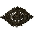 thumbnail image 1 of 35 7/8"W x 22 1/2"H x 4 3/8"P Antonio Ceiling Medallion, Hand-Painted Stone Hearth Crackle, 1 of 6