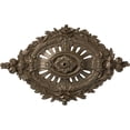 thumbnail image 1 of 35 7/8"W x 22 1/2"H x 4 3/8"P Antonio Ceiling Medallion, Hand-Painted Warm Silver, 1 of 6