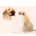 thumbnail image 1 of 35.75" Handcrafted Sitting Brown Great Dane Stuffed Animal, 1 of 2