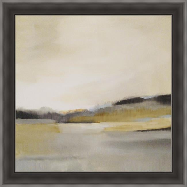 Morning Beach Silver Framed Scenic Landscape Print